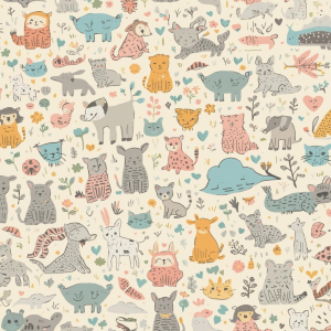 textile repeat print design