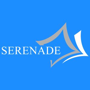 serenade logo fond bleu